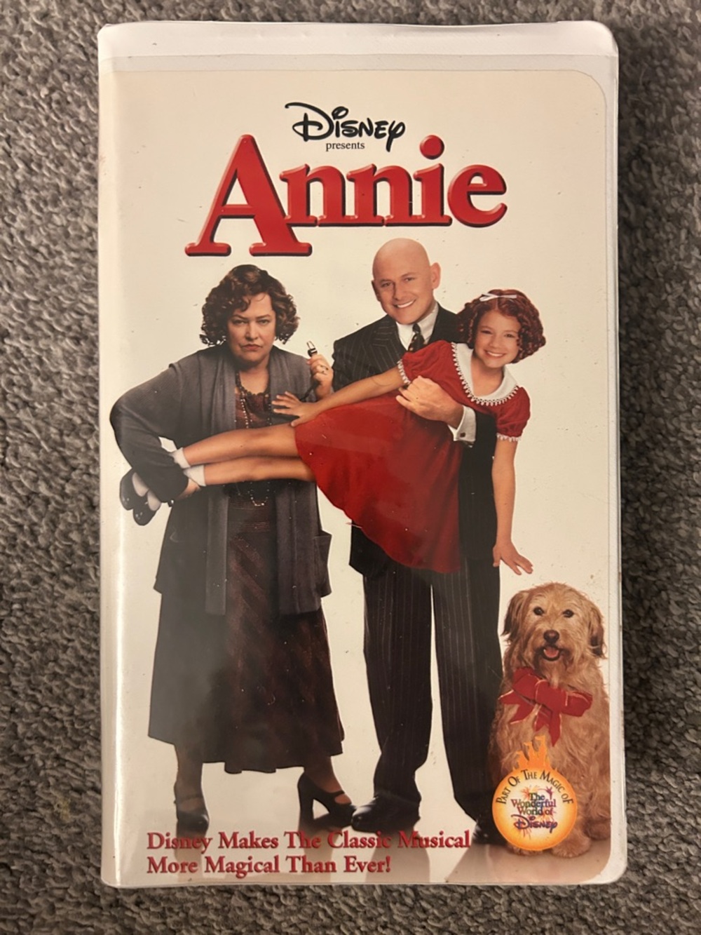 Disney Annie VHS Cover — Red Dress Artwork